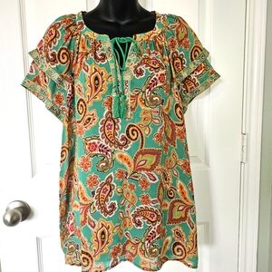 NEW DR2 Paisley Blouse
